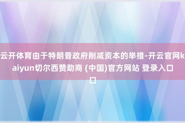 云开体育由于特朗普政府削减资本的举措-开云官网kaiyun切尔西赞助商 (中国)官方网站 登录入口