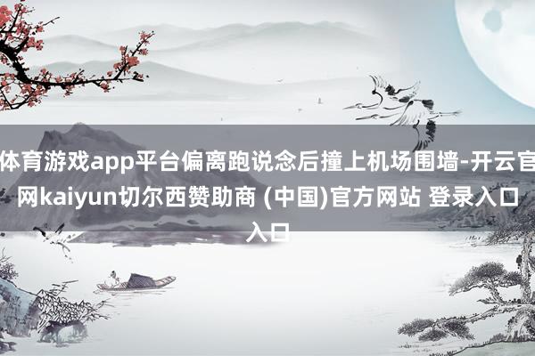 体育游戏app平台偏离跑说念后撞上机场围墙-开云官网kaiyun切尔西赞助商 (中国)官方网站 登录入口